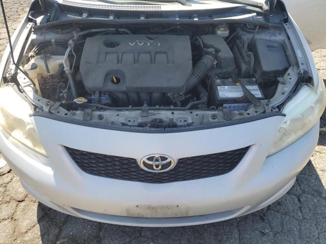1NXBU4EE4AZ168075 - 2010 TOYOTA COROLLA BASE Արծաթագույն լուսանկար 11