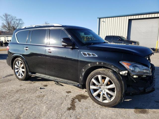 JN8AZ2NF5E9554631 - 2014 INFINITI QX80 BLACK photo 4