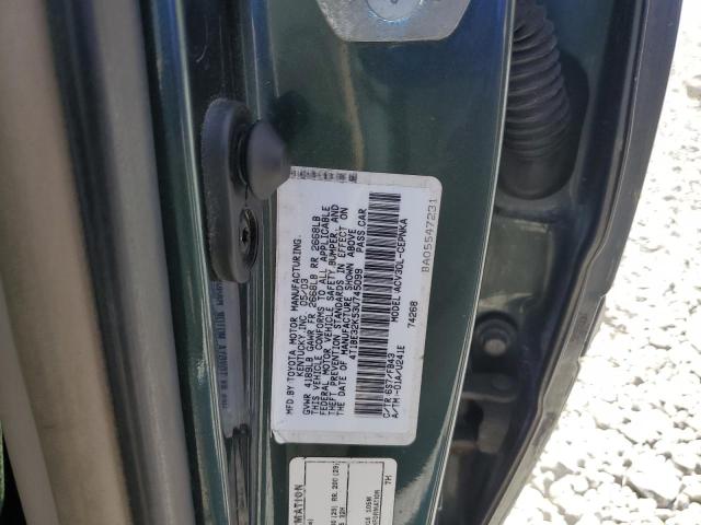4T1BE32K53U745099 - 2003 TOYOTA CAMRY LE GREEN photo 13
