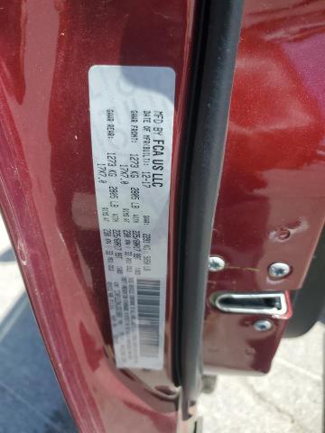 1C4PJLCB4JD615865 - 2018 JEEP CHEROKEE LATITUDE Қызыл фото 12