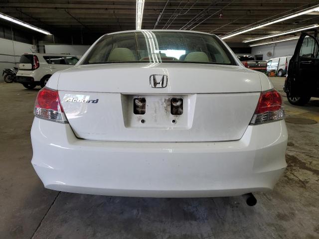 1HGCP26399A086620 - 2009 HONDA ACCORD LX WHITE photo 6