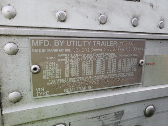 1UYVS2538EP795104 - 2014 UTILITY TRAILER WHITE photo 10