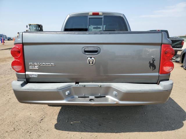 1D7HW48K07S181278 - 2007 DODGE DAKOTA QUAD SLT GRAY photo 6