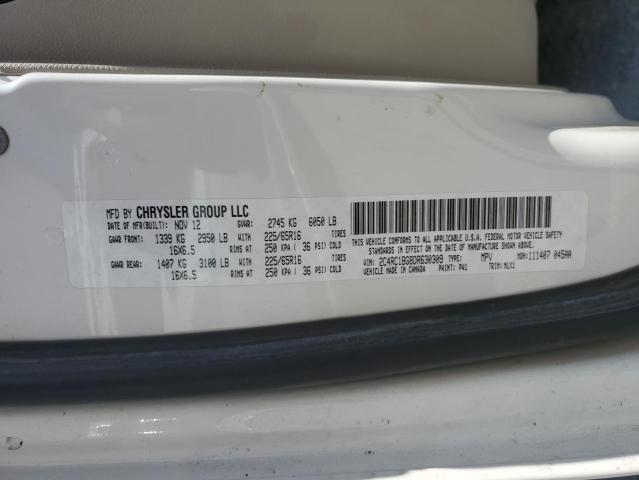 2C4RC1BG8DR630309 - 2013 CHRYSLER TOWN & COU TOURING 白色 照片 13