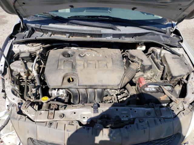 1NXBU4EE2AZ191743 - 2010 TOYOTA COROLLA BASE 银色 照片 11