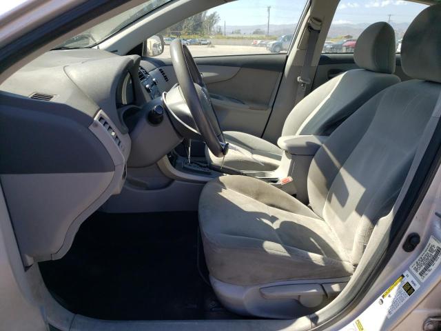 1NXBU4EE2AZ191743 - 2010 TOYOTA COROLLA BASE 银色 照片 7