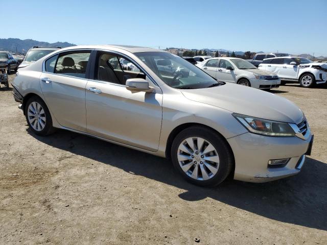 1HGCR3F88DA011718 - 2013 HONDA ACCORD EXL TAN photo 4