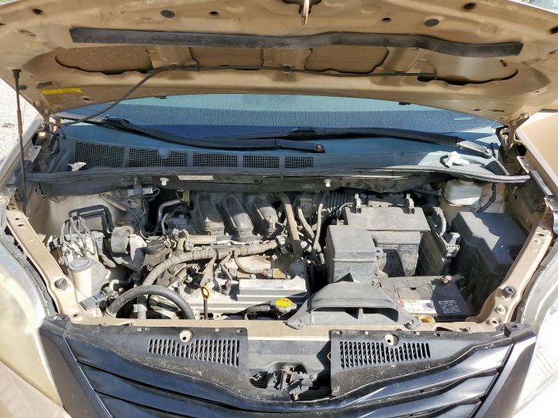 5TDKK3DC8BS145411 - 2011 TOYOTA SIENNA LE Złoty zdjęcie 12