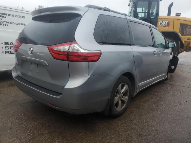 5TDKK3DC6GS701531 - 2016 TOYOTA SIENNA LE SILVER photo 3