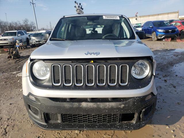 ZACCJBAB1JPH79040 - 2018 JEEP RENEGADE SPORT SILVER photo 5