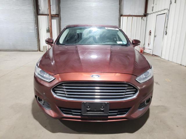 3FA6P0H70GR349361 - 2016 FORD FUSION SE BURGUNDY photo 5