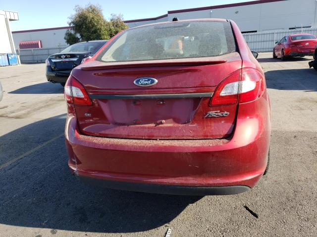 3FADP4BJ1DM146605 - 2013 FORD FIESTA SE RED photo 6