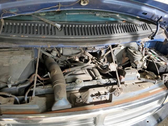 2B6HB21XXSK517946 - 1995 DODGE RAM VAN B2500 BLUE photo 12