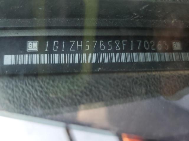 1G1ZH57B58F170263 - 2008 CHEVROLET MALIBU 1LT Сұр фото 13