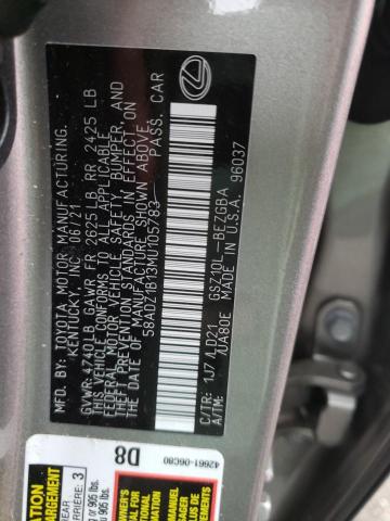 58ADZ1B13MU105783 - 2021 LEXUS ES 350 BASE TAN photo 12