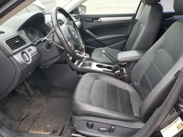 1VWBN7A33DC106116 - 2013 VOLKSWAGEN PASSAT SE BLACK photo 7