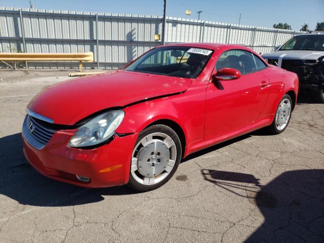 JTHFN48Y750062434 - 2005 LEXUS SC 430 RED photo 1