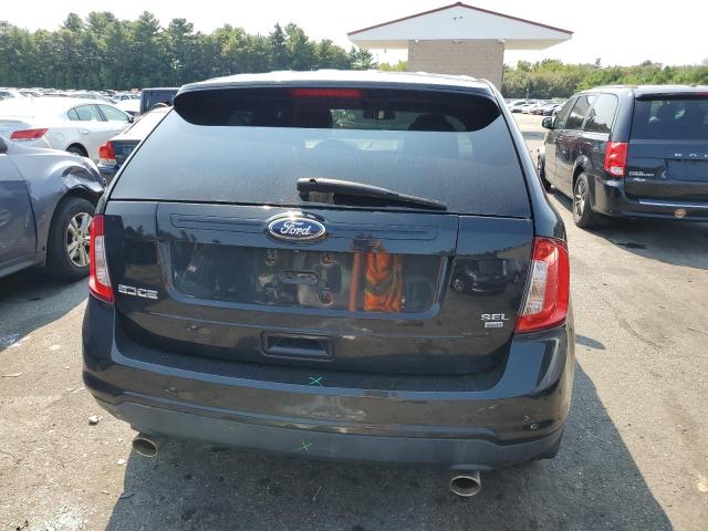 2FMDK4JC6DBE29736 - 2013 FORD EDGE SEL BLACK photo 6