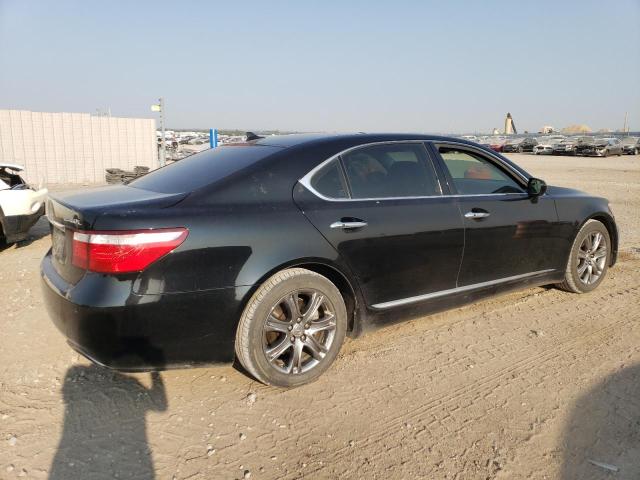 JTHGL46F275008251 - 2007 LEXUS LS 460L BLACK photo 3