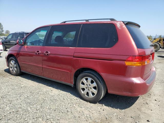 5FNRL18763B043611 - 2003 HONDA ODYSSEY EXL RED photo 2