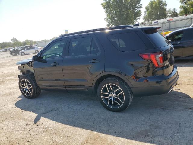 1FM5K8GTXHGC66378 - 2017 FORD EXPLORER SPORT BLACK photo 2