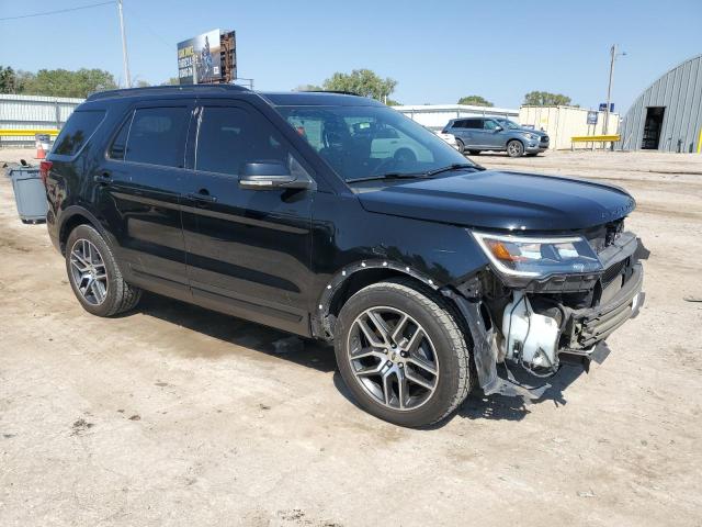 1FM5K8GTXHGC66378 - 2017 FORD EXPLORER SPORT BLACK photo 4