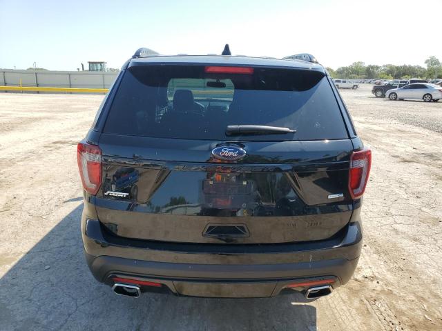 1FM5K8GTXHGC66378 - 2017 FORD EXPLORER SPORT BLACK photo 6