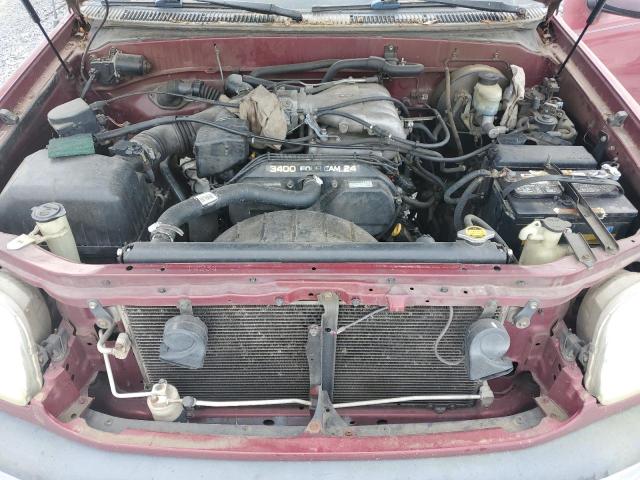 5TBRN34132S239810 - 2002 TOYOTA TUNDRA ACCESS CAB SR5 RED photo 11