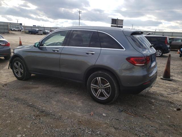 W1N0G8EB4MV313574 - 2021 MERCEDES-BENZ GLC 300 4MATIC GRAY photo 2