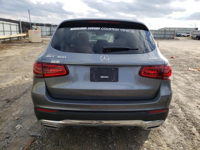 W1N0G8EB4MV313574 - 2021 MERCEDES-BENZ GLC 300 4MATIC GRAY photo 6