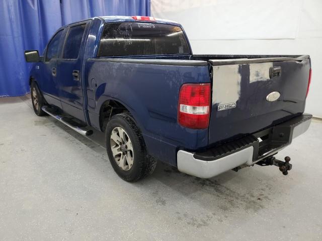 1FTRW12W58FB08538 - 2008 FORD F150 SUPERCREW BLUE photo 2