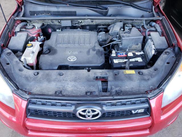 JTMRK4DV4C5107204 - 2012 TOYOTA RAV4 SPORT RED photo 11