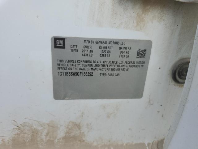 1G11B5SA9GF166292 - 2016 CHEVROLET MALIBU LIM LS Ağ foto 12