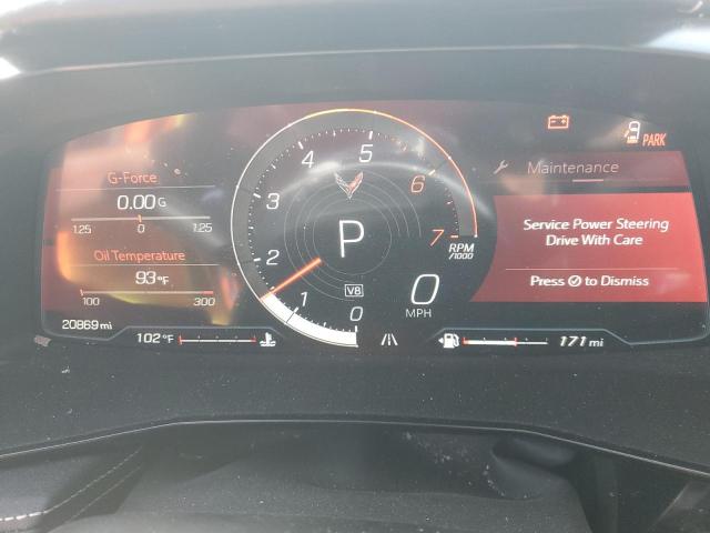 1G1YA2D48P5103696 - 2023 CHEVROLET CORVETTE STINGRAY 1LT BLACK photo 9