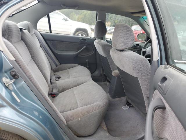 2HGEJ6619YH558329 - 2000 HONDA CIVIC BASE TURQUOISE photo 10