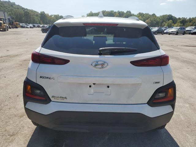 KM8K6CAA4MU741584 - 2021 HYUNDAI KONA SEL PLUS WHITE photo 6