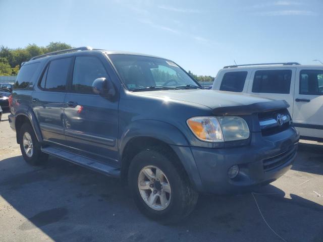 5TDBT44A85S253842 - 2005 TOYOTA SEQUOIA SR5 BLUE photo 4