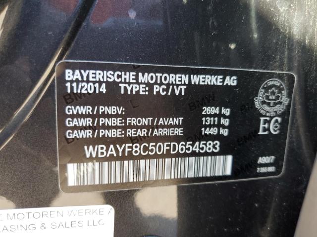 WBAYF8C50FD654583 - 2015 BMW 750 LXI CHARCOAL photo 12