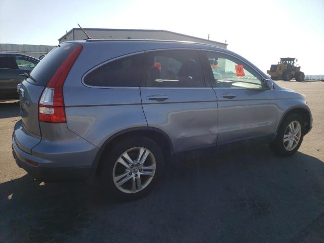 5J6RE4H70BL070479 - 2011 HONDA CR-V EXL BLUE photo 3