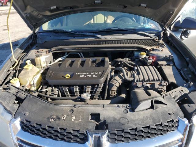 1C3CDZAB9DN528929 - 2013 DODGE AVENGER SE ნაცრისფერი ფოტო 11