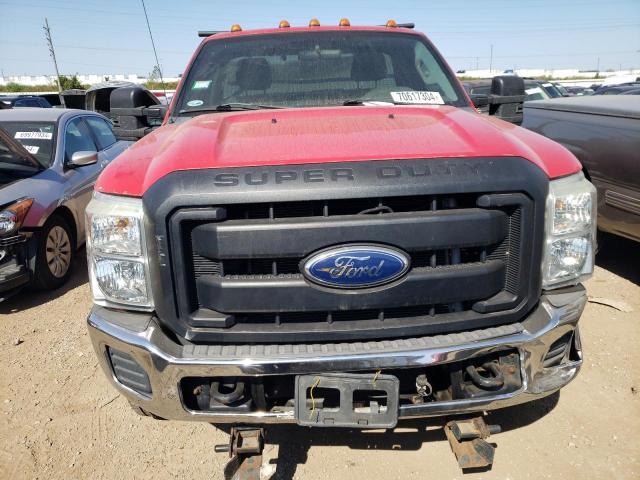 1FTBF2B67BEB16001 - 2011 FORD F250 SUPER DUTY RED photo 5