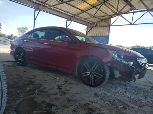 1HGCR2F52HA043635 - 2017 HONDA ACCORD SPORT წითელი ფოტო 4