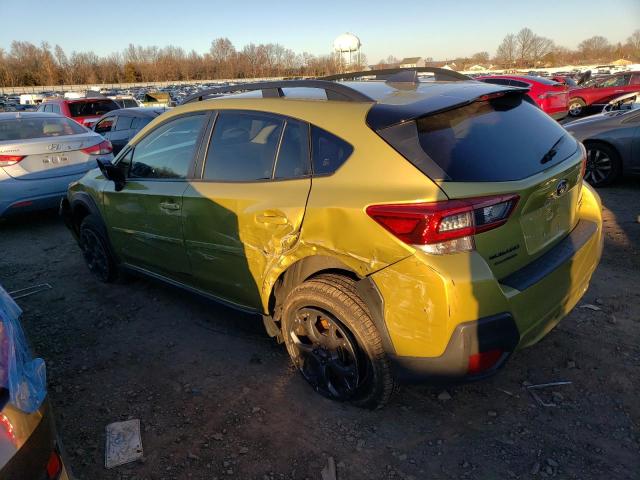 JF2GTHSC4MH365575 - 2021 SUBARU CROSSTREK SPORT GREEN photo 2