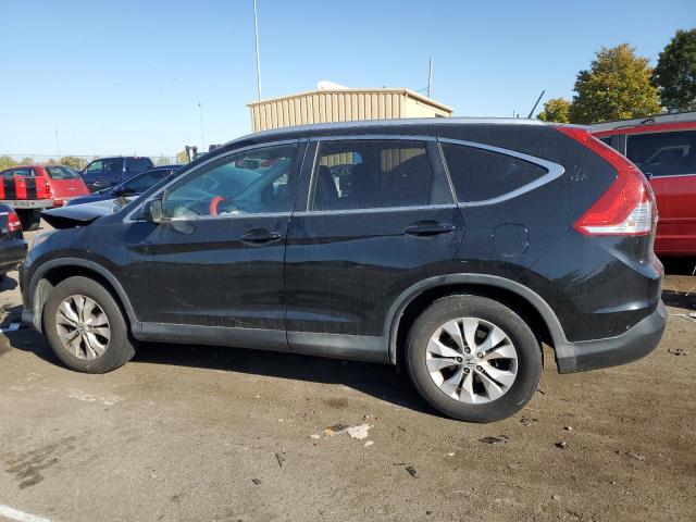 2HKRM4H76EH705254 - 2014 HONDA CR-V EXL BLACK photo 2