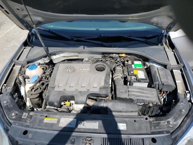 1VWCN7A3XEC075422 - 2014 VOLKSWAGEN PASSAT SEL Արծաթագույն լուսանկար 11
