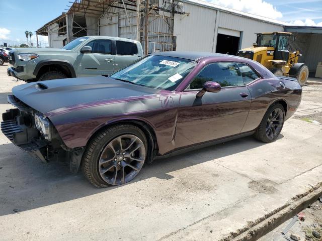 2C3CDZFJ6NH128868 - 2022 DODGE CHALLENGER R/T SCAT PACK PURPLE photo 1
