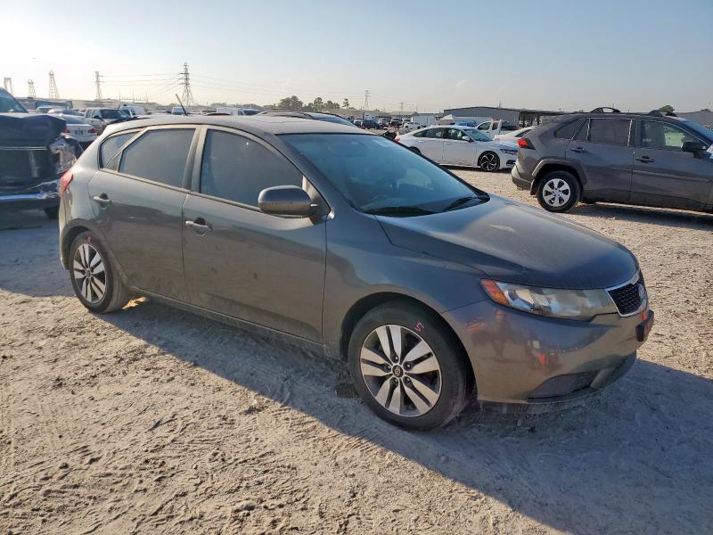 KNAFU5A20D5728077 - 2013 KIA FORTE EX ნაცრისფერი ფოტო 4