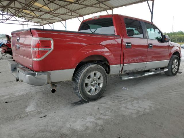 1FTFW1CVXAFA63031 - 2010 FORD F150 SUPERCREW RED photo 3