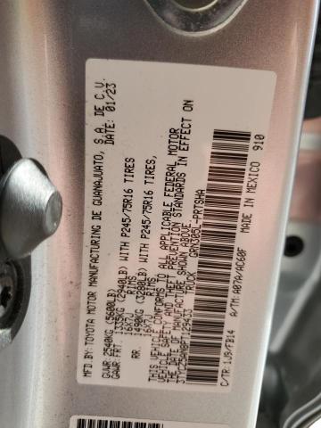 3TYCZ5AN8PT129433 - 2023 TOYOTA TACOMA DOUBLE CAB SILVER photo 13