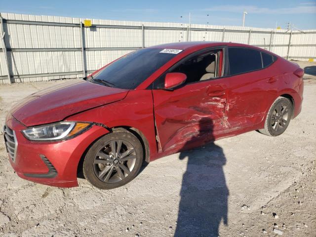 5NPD84LF9HH004743 - 2017 HYUNDAI ELANTRA SE RED photo 1